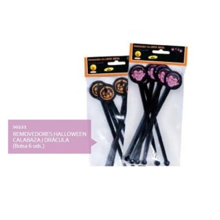 Removedores hw calabaza dracula bolsa 6 S0221 8422971002210