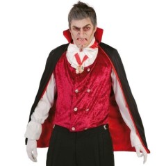 Capa vampiro 90 cm negro rojo 18334 8434077183342