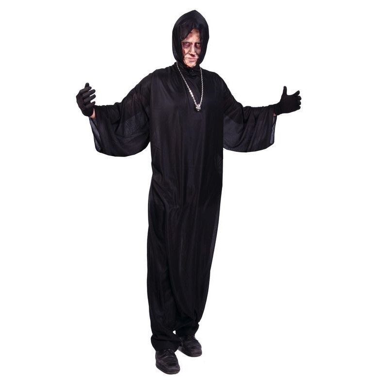 Tunica negra  con capucha