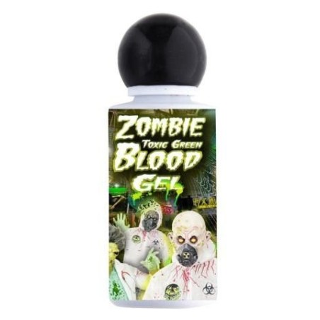 sangre en gel verde toxica zombie radioactivo