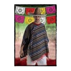poncho mejicano adulto mexicano