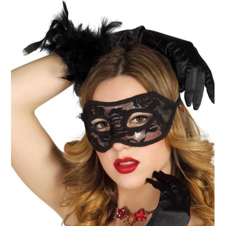 antifaz encaje negro sexy sensual 12701 gu