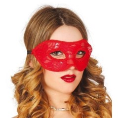 antifaz encaje rojo sexy sensual 12702 gu