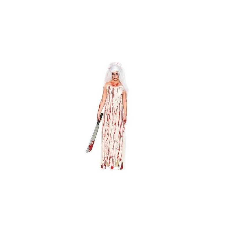 Disfraz novia sangrienta para mujer talla m-l