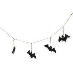 guirnalda 8 murcielagos 180 cms decoracion hallowe