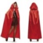 Capa roja para chica caperucita