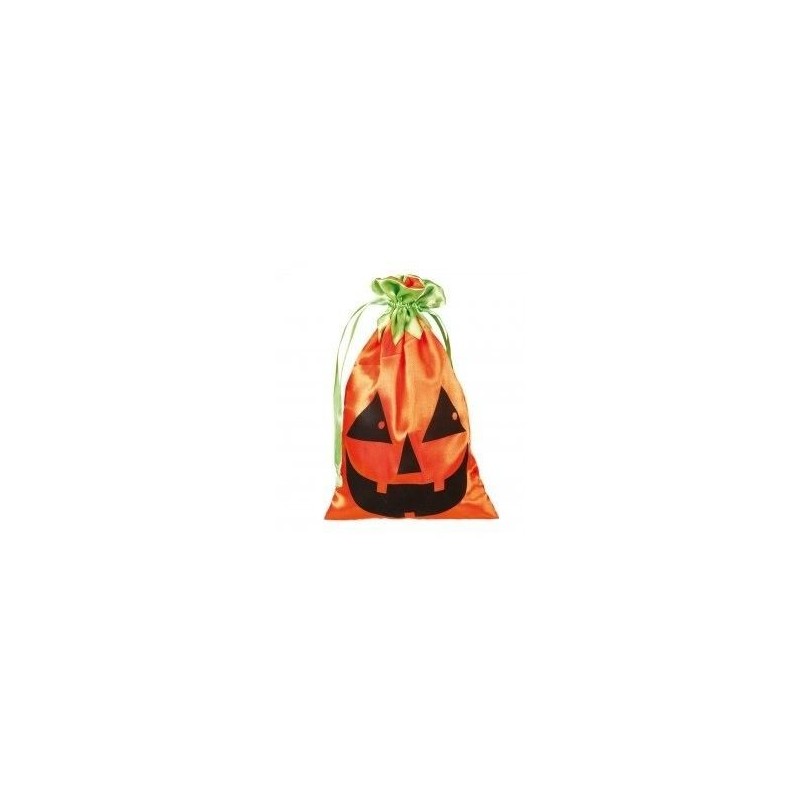 Bolsa calabaza 20 x 12 cm halloween caramelos