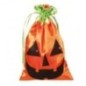 Bolsa calabaza 20 x 12 cm halloween caramelos