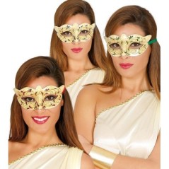 antifaz felino veneciano decorado pequeno gato