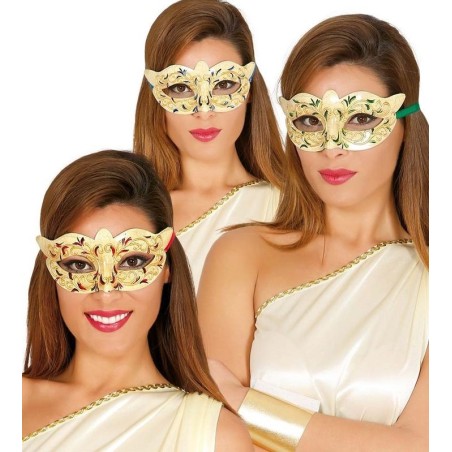 antifaz felino veneciano decorado pequeno gato