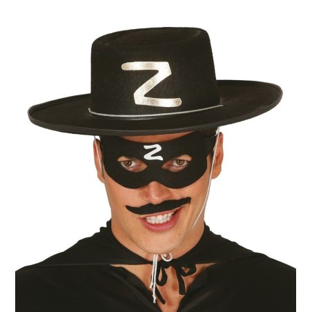 antifaz zorro negro con la z