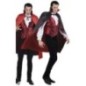 Capa vampiro reversible 120 cm roja negra