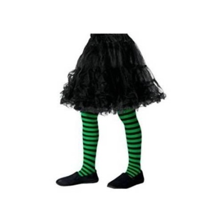 medias a rayas verdes y negras para nina 8 12 anos
