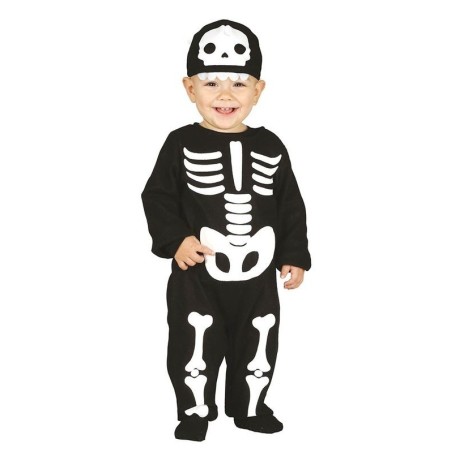 disfraz esqueleto para bebe talla 6 a 12 meses