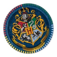 platos harry potter para cumpleanos 8 uds 22 cm