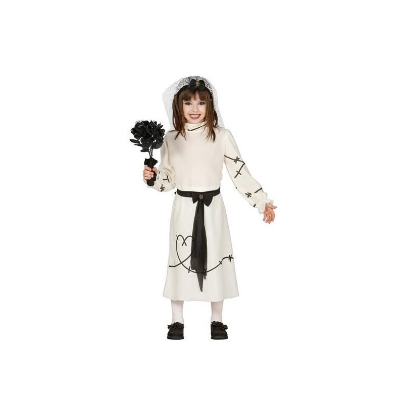 DISFRAZ NOVIA CADAVER INFANTIL TALLAS