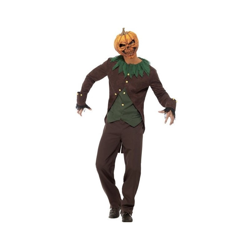 Disfraz calabaza siniestra goosebumps para hombre talla l halloween