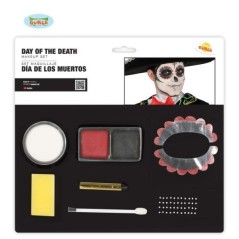 kit de maquillaje para dia de muertos catrin o catrina