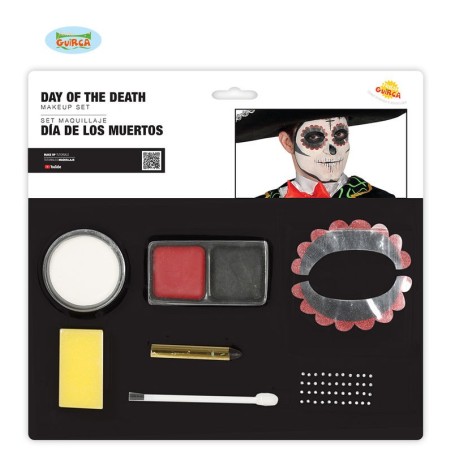 kit de maquillaje para dia de muertos catrin o catrina