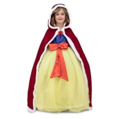 capa caperucita roja para nina con capucha talla unica