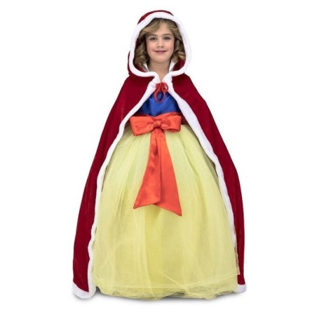 capa caperucita roja para nina con capucha talla unica