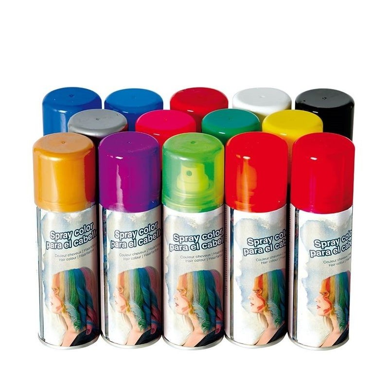 spray para pelo tinte cabello 125 ml varios colores