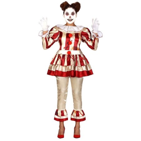 disfraz payass circo asesina mujer talla s m o l