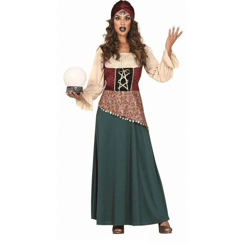 Disfraz bruja zingara gitana mujer tallas
