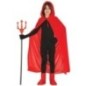 Capa roja con capucha infantil 100 cm