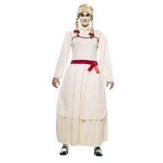 disfraz similar a annabelle para adulto talla 42