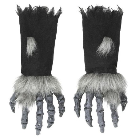 manos de monstruo o esqueleto con pelo