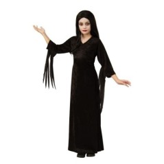disfraz morticia adams talla 8 10 anos
