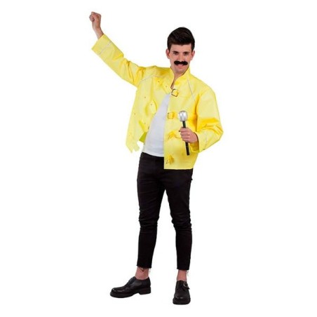 chaqueta cantante fredie amarilla talla 48 adulto