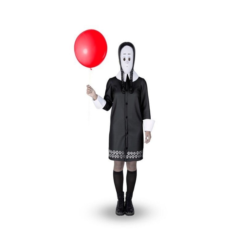 Disfraz Miercoles Adams orignal para mujer talla ML