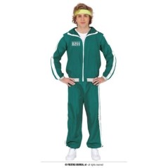 disfraz jugador del juego del calamar hombre