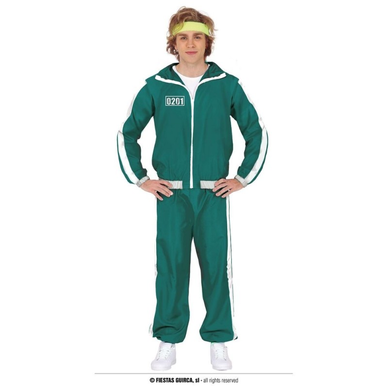 Disfraz jugador del Juego del calamar hombre