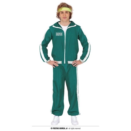 disfraz jugador del juego del calamar hombre