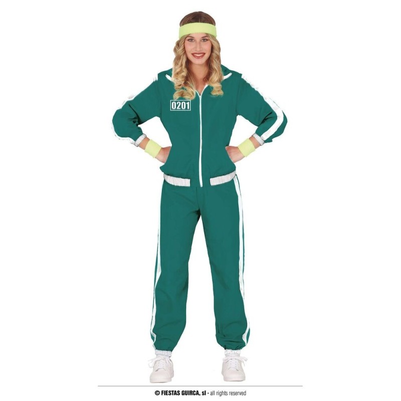 Disfraz jugador del Juego del calamar mujer