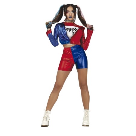 disfraz arelquina peligrosa quinn talla s m o l