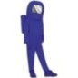Disfraz Astronauta Among Us azul para niño talla 5-6 años