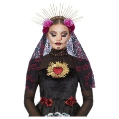 diadema dia de los muertos mejicana
