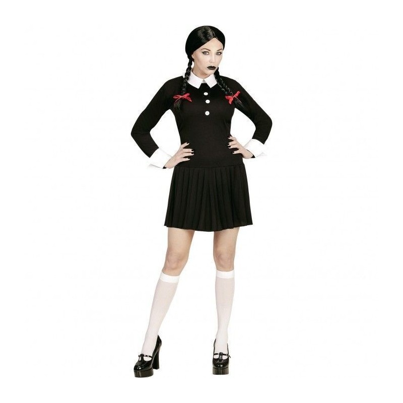 Disfraz niña miercoles para mujer tallas