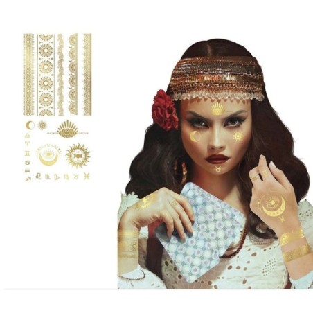 tattoos oro bruja medium pitonisa