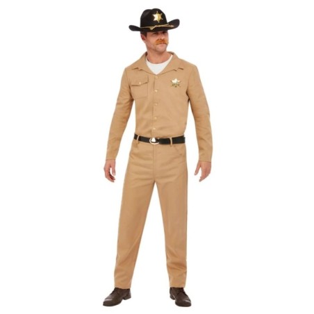 disfraz sheriff de los 80 hopper talla m