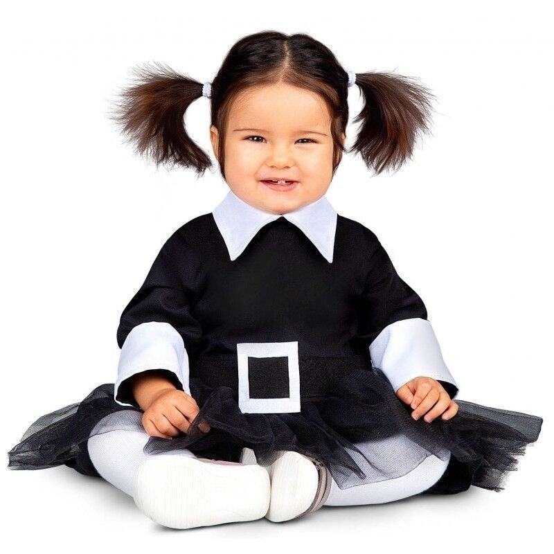 Disfraz niña siniestra bebe talla 1-2 años