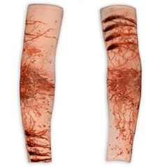 mangas para brazos heridas mordiscos halloween