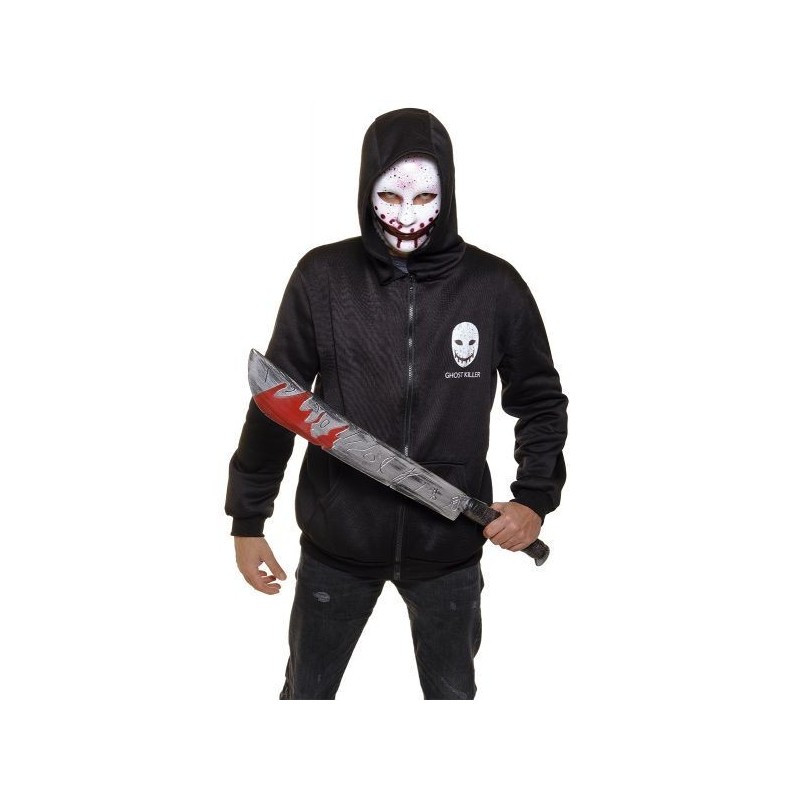 Disfraz fantasma asesino halloween adulto L