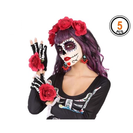 complementos disfraz catrina dia muertos