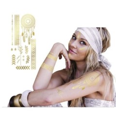 tatuajes hippie oro baratos