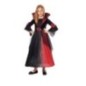 Disfraz Vampiresa rojo y negro deluxe para niña